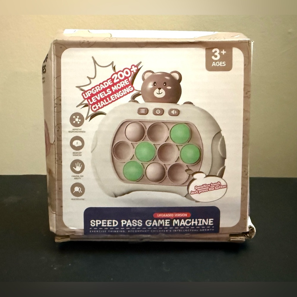 Speed Pass Game Machine - Green - Pop it bubble pop